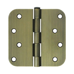 DELTANA Deltana S44R55 4x4 Radius Corner Door Hinge Antique Brass