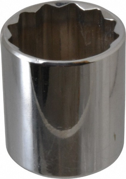 PROTO Proto J5223M Hand Socket 23 Mm 12-point 3/8 Drive