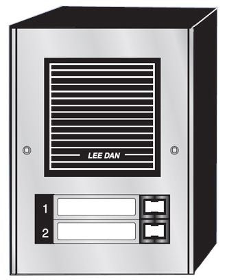 LEE DAN Lee Dan ldes002s 2-button Intercom Lobby Panel