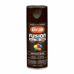 KRYLON Krylon K02776007 Fusion All-in-one Black Textured Spray Paint 12oz