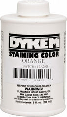 DYKEM Dykem 81413 Layout Fluid 8 Oz Brush Top Orange