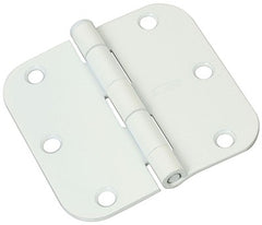 NATIONAL HARDWARE National Mfg N830-337 3.5 Inch White Door Hinge 3 Pack