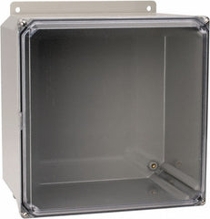 THOMAS & BETTS Thomas Betts NV10106 Polycarbonate Enclosure 10x10x6 Nema 4X