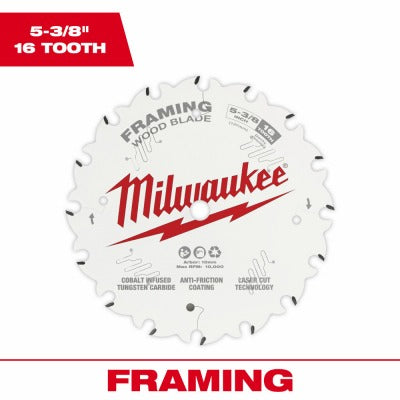 MILWAUKEE Milwaukee 48-40-0522 Circular Saw Blade 5.375 in 16T