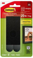 3M 3M Company 17217BLK-8ES Black Picture Hanging Strips Xl