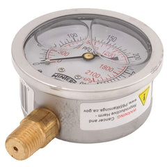 WINTERS INSTRUMENTS Winters Instruments PFQ807 2-1/2 in Dial Liquid-Filled Industrial Pressure Gauge (1/4 in NPT)