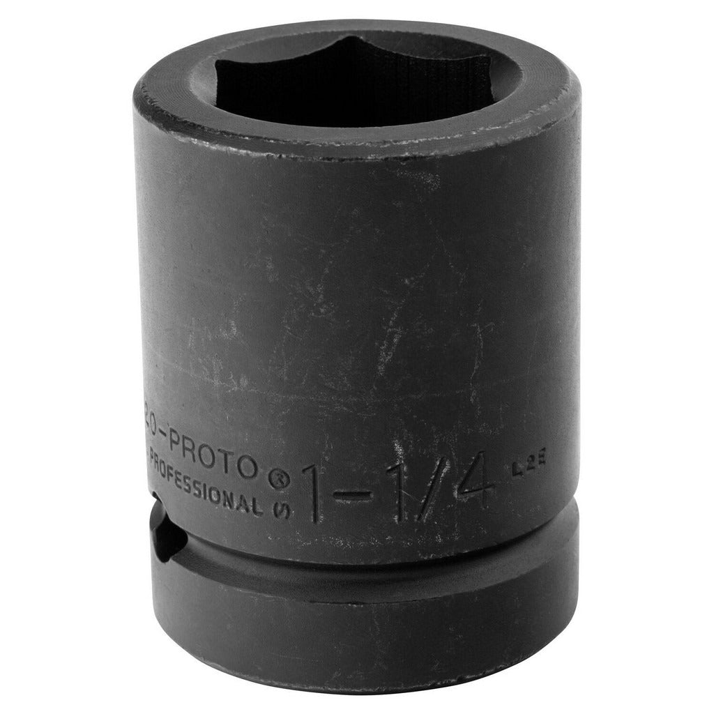 PROTO Proto J10020 Impact Socket 1 in Drive 1-1/4 in 6-point