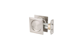 KWIKSET Kwikset 334SQT-15 Square Pocket Door Lock Satin Nickel