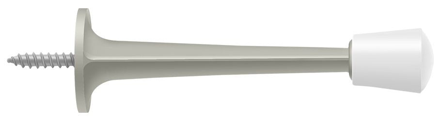 DELTANA Deltana ZBDS30U15 Baseboard Door Bumper Satin Nickel