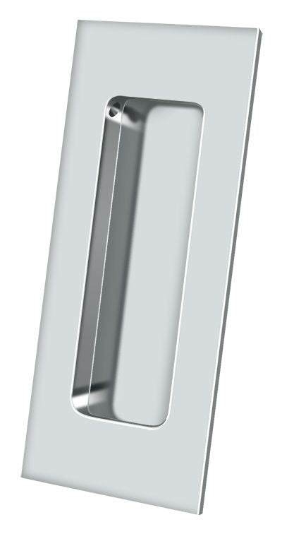 DELTANA Deltana FP40U26 Rectangular Flush Pull Bright Chrome