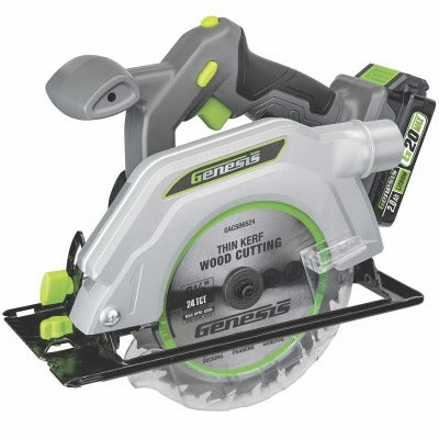GENESIS Richpower Industries GLCS2065B 20V Cordless Circular Saw Kit