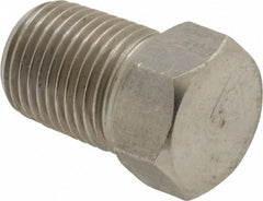 MERIT BRASS Merit Brass 3617HD-02 Hex Plug 1/8 in 316SS Mnpt 3000 Psi