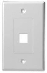 SCP Scp 201d-wt 1-port Keystone Insert Wall Plate 10-pack