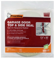 FROST KING Thermwell SG30WH Garage Door Weather Seal 30 Ft White
