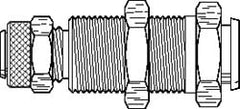 PARKER Parker 392PSS-6-6 Bulkhead Coupler Body 316 Ss