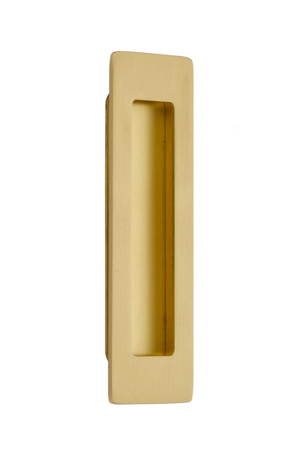 EMTEK Emtek 220306US4 Modern Rectangular Flush Pull Satin Brass