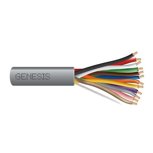 SOUTHWIRE Genesis Cable 21091009 22AWG 12C Riser Security Cable 1000ft Gray