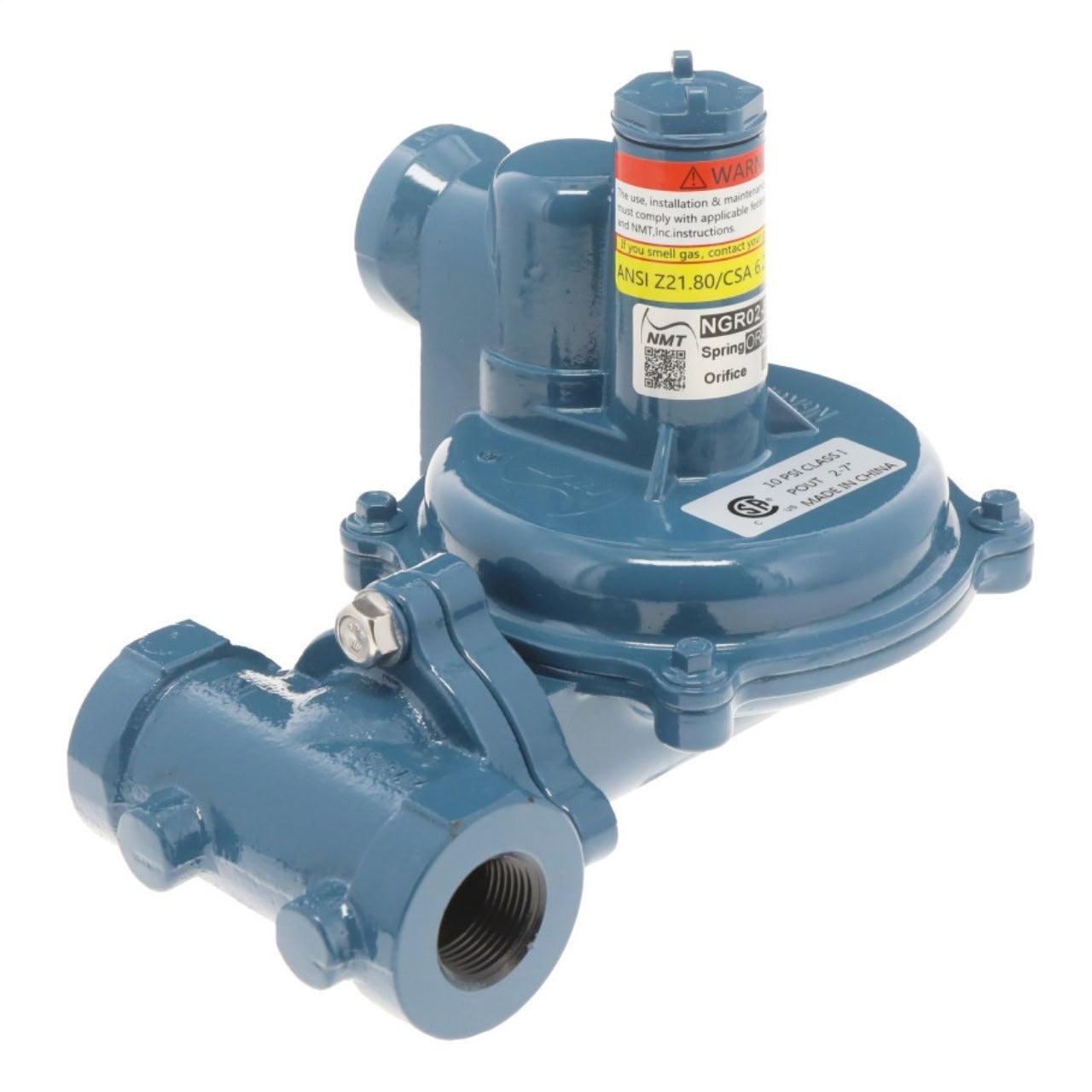 NORGAS METERING TECHNOLOGIES Norgas NGR02-BDF 3/4 Inch Gas Regulator 2-7 Inches Wc
