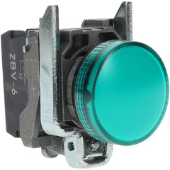 SCHNEIDER ELECTRIC Schneider Electric XB4BV63 Pilot Light 250V Green 30mm
