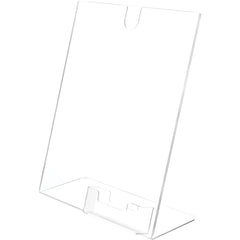 DEFLECTO Deflecto DEF590601 Slanted sign holder Business card pocket 8-1/2 x 11