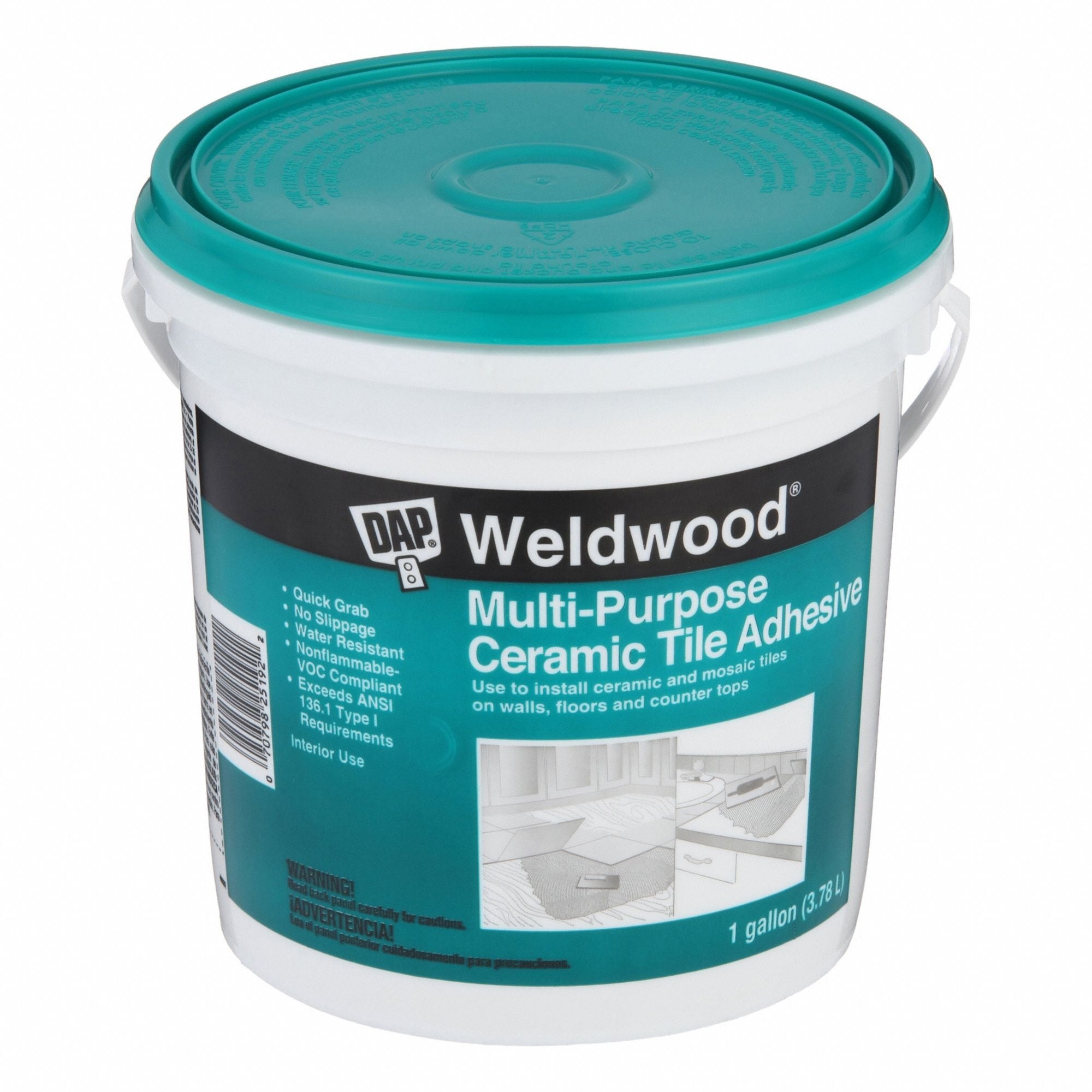 DAP Dap 25192 Weldwood Multipurpose Ceramic Tile Adhesive 1 Gallon