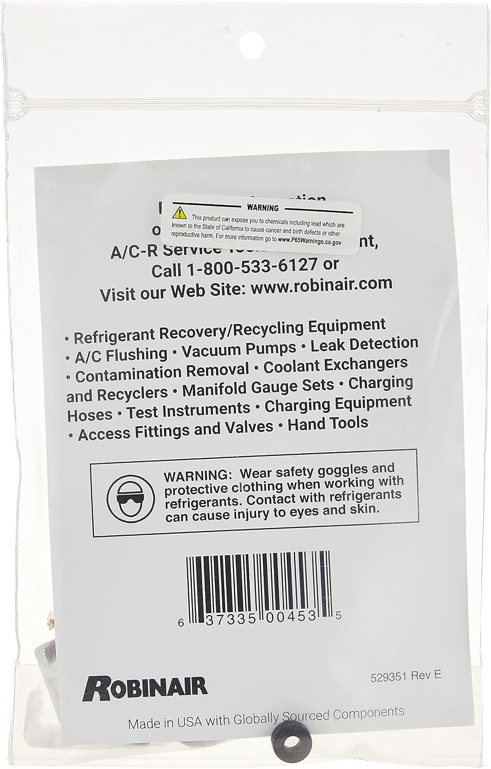 ROBINAIR Robinair 40288 Line Piercing Valve for 3/16, 1/4, 5/16, 3/8 in OD Tubing (OTC-40288)