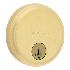 KWIKSET Kwikset 258-4S.STRKP Smartkey Deadbolt Strike Pack Satin Brass