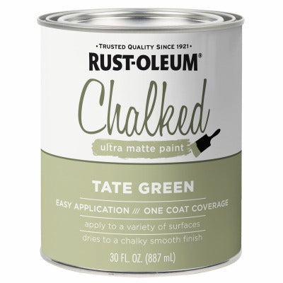 RUST-OLEUM Rust-oleum 371674 Chalked Paint 30 Oz Tate Green
