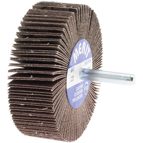 MERIT Merit Abrasives 08834137252 Mounted Flap Wheel 120 Grit
