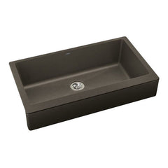 ELKAY Elkay ELXUFP3620CN0 Quartz Luxe Single Bowl Farmhouse Sink With Perfect Drain 35-7/8 inches x 20-15/16 inches x 9 inches
