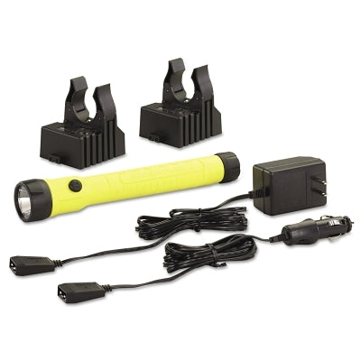STREAMLIGHT Streamlight 76412 PolyStinger LED HAZ-LO Intrinsically Safe Rechargeable Flashlight 120-Volt AC/12-Volt DC Charger, Yellow