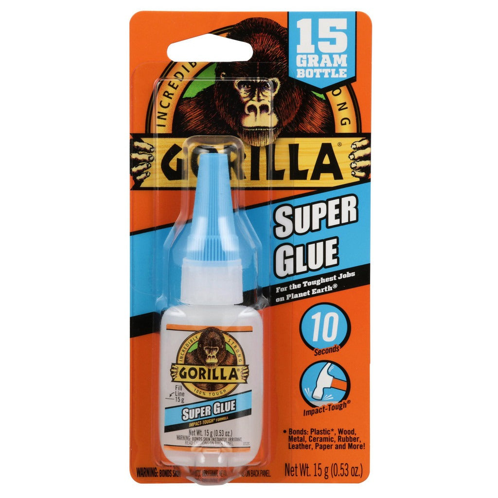 GORILLA GLUE Gorilla Glue 7805002 Super Glue 15 G Clear Squeeze Bottle