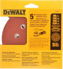 DEWALT Dewalt DW4307 Abrasive Disc Kit 5 Inch 5 Pack