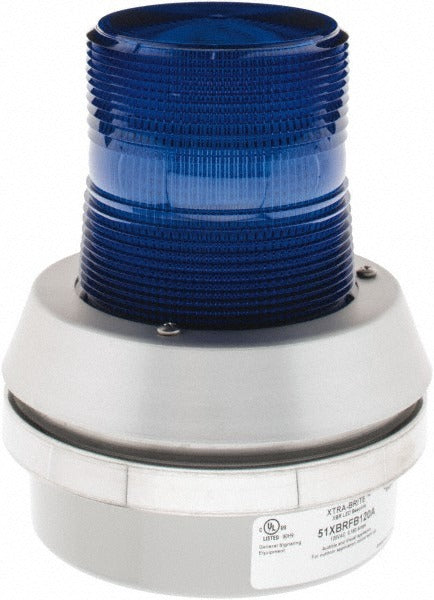 EDWARDS SIGNALING Edwards Signaling 51XBRFB120A Blue Flashing Led Signal Light