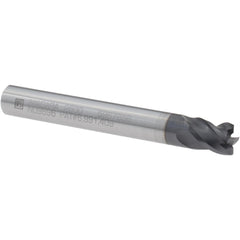 SECO TOOLS Seco 03084142 Corner Radius End Mill 1/4 in 4 Flute Altin