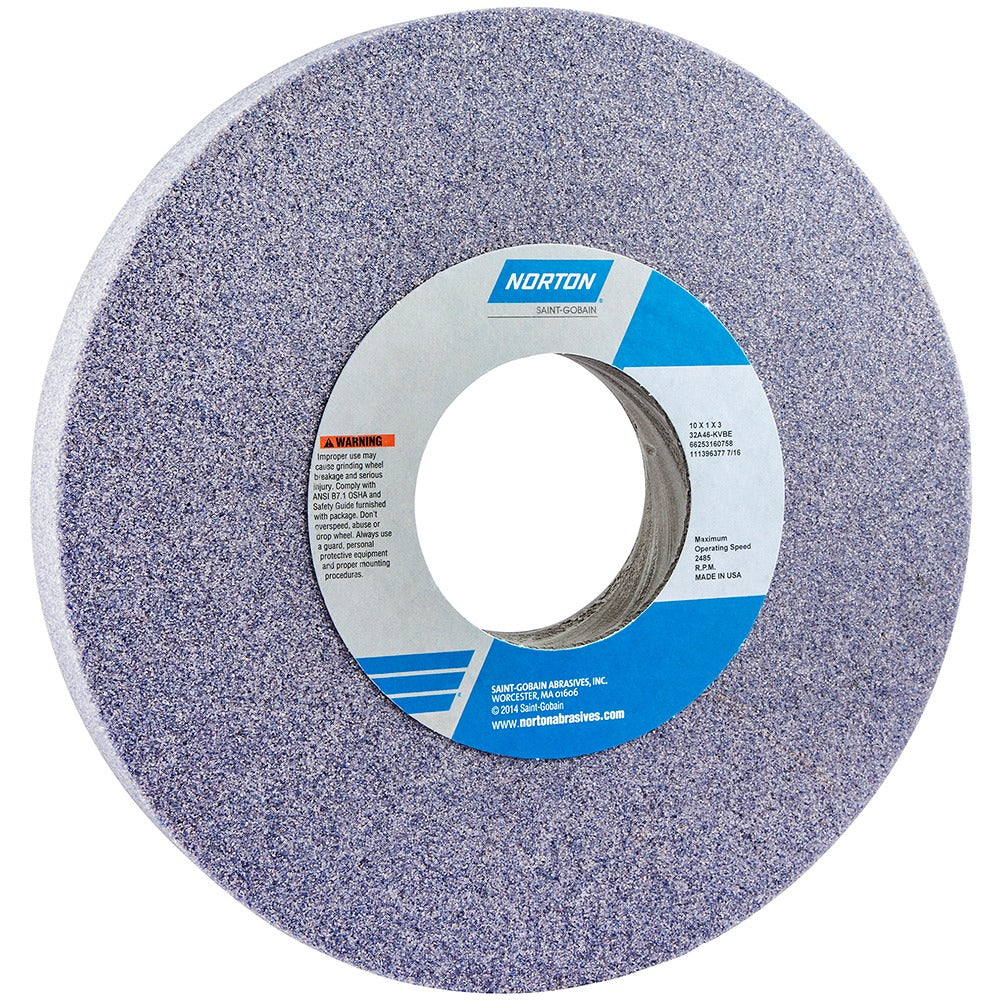 NORTON Norton 66253160758 Surface Grinding Wheel 46 Grit 10 in