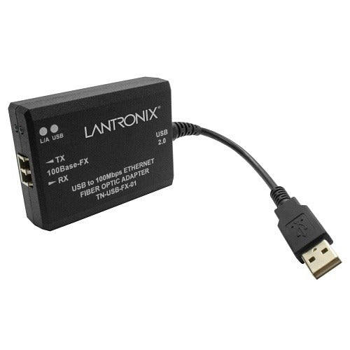 LANTRONIX Transition Networks TN-USB-FX-01(LC) Media Converter