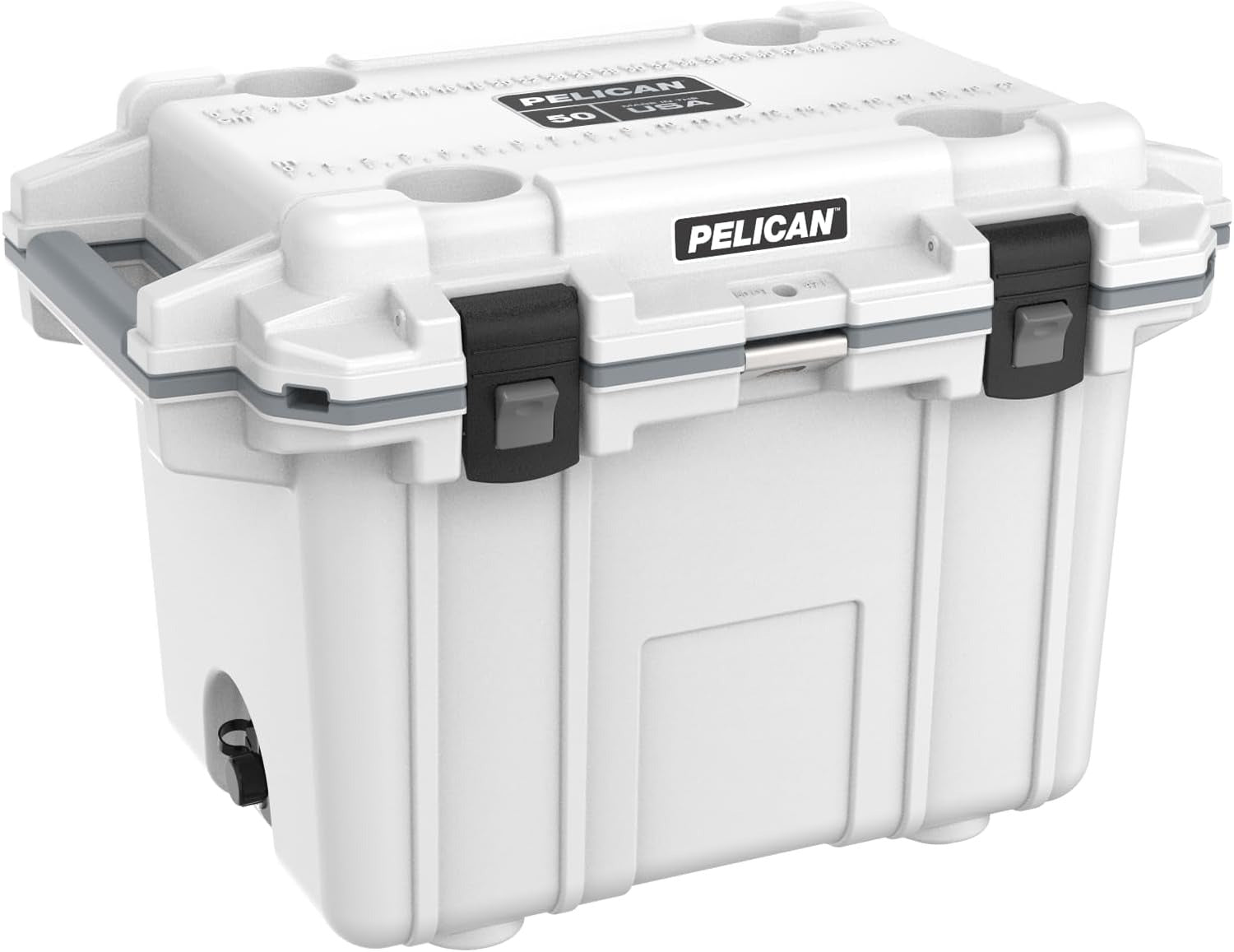 PELICAN Pelican 50Q-1-WHTGRY Im 50Qt Elite Cooler (50 Qt)