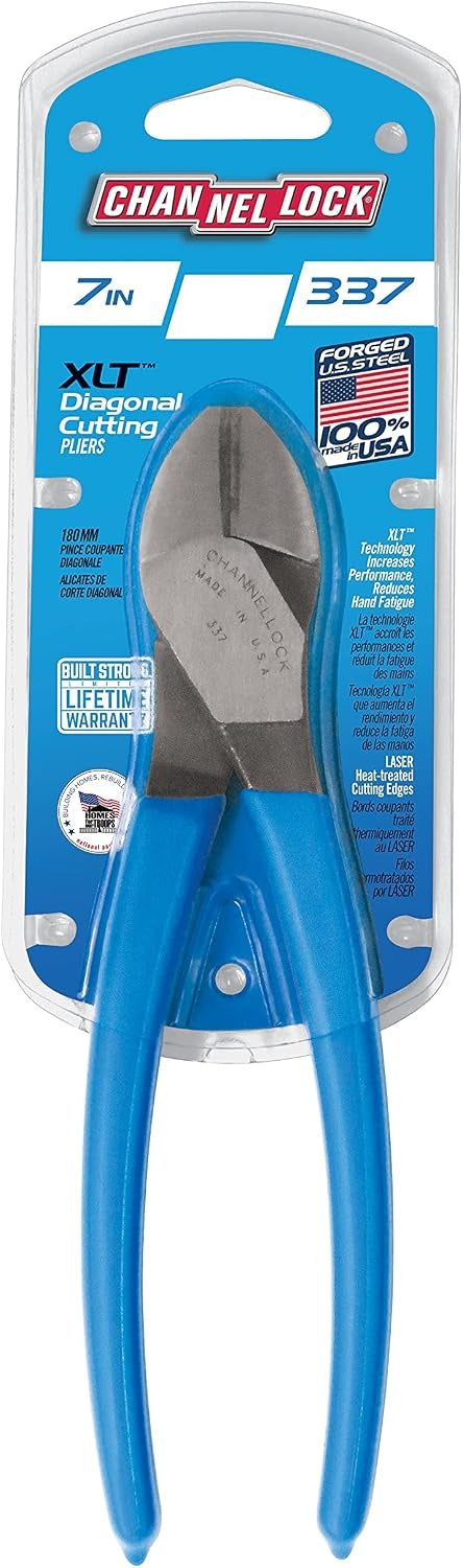 CHANNELLOCK Channellock 337 Diagonal Cutters 7 in. (Pack of 1)