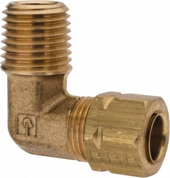 PARKER Parker 169CA-5-4 Compression Male Elbow Brass 5/16 Od