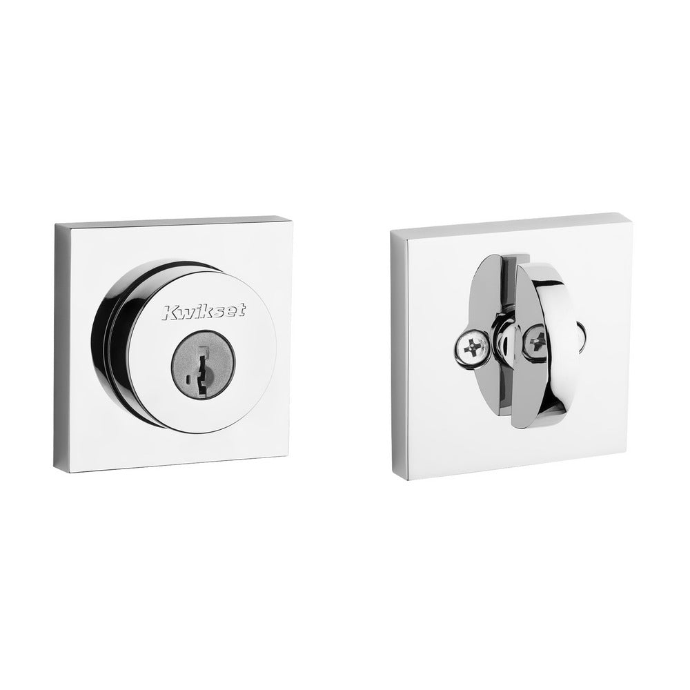 KWIKSET Kwikset 158SQT-26S.STRKP Halifax Deadbolt Smartkey Chrome