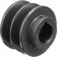 BROWNING Browning 1033323 Two Groove Sheave 1.125 Inch Bore Cast Iron
