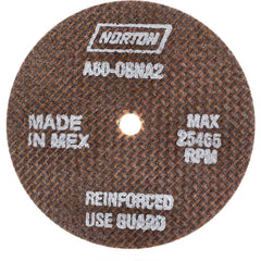 NORTON Norton 66243528471 Cutoff Wheel 3 in Aluminum Oxide 60 Grit