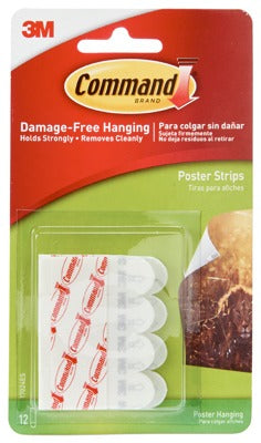 3M 3M Company 17024ES Command Poster Strip 12 Pack