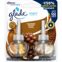 SC JOHNSON Sc Johnson 72442 Glade Plug-Ins Cashmere Woods Scent Air Freshener Refill 1.34 oz