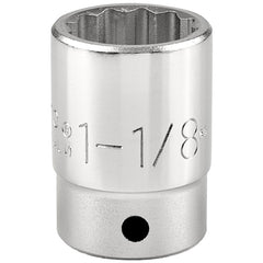 PROTO Proto J5536 Hand Socket 1-1/8 Inch 3/4 Drive 12-point