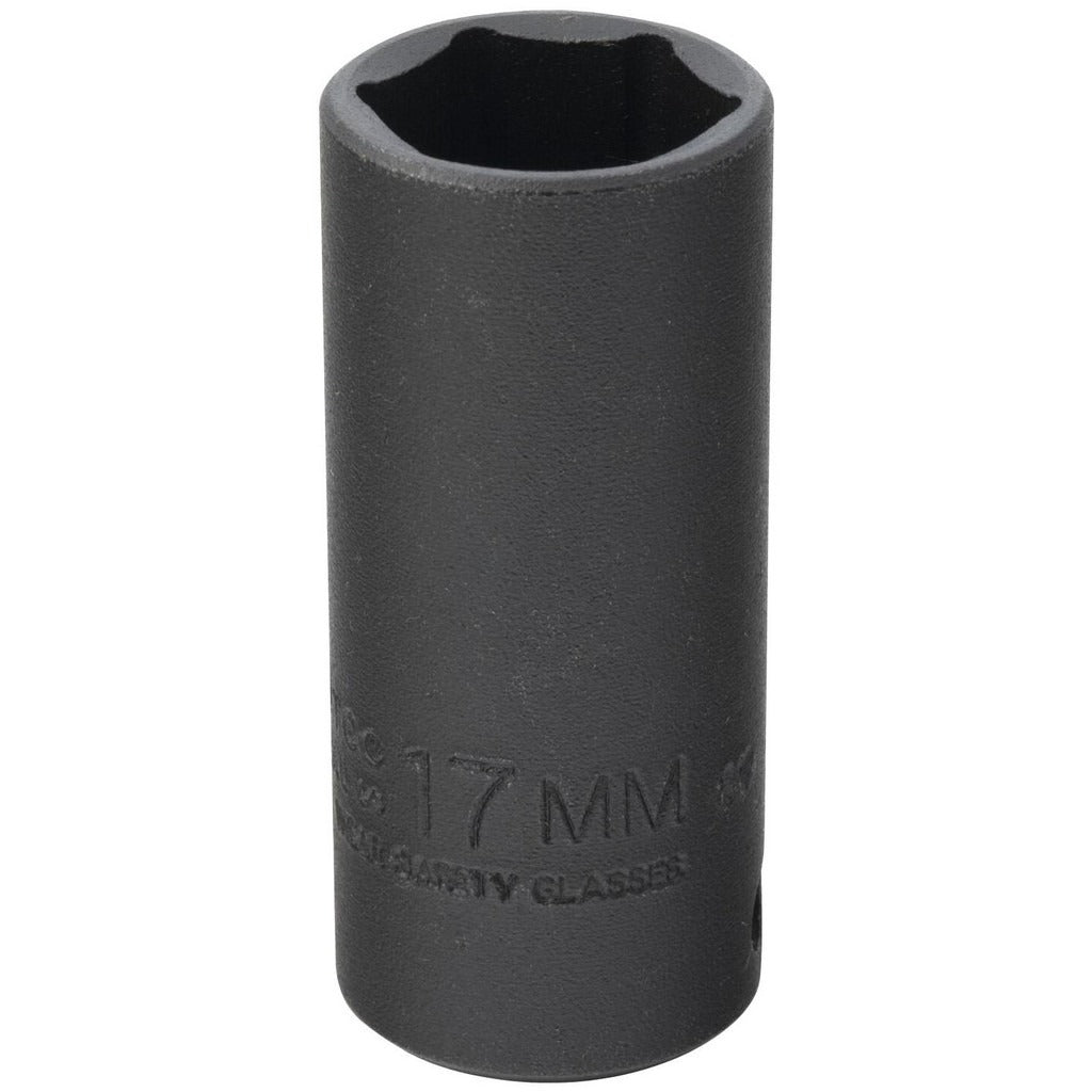 PROTO Proto J7017MHT Impact Socket 3/8 in Drive 17mm 6-pt