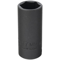 PROTO Proto J7017MHT Impact Socket 3/8 in Drive 17mm 6-pt
