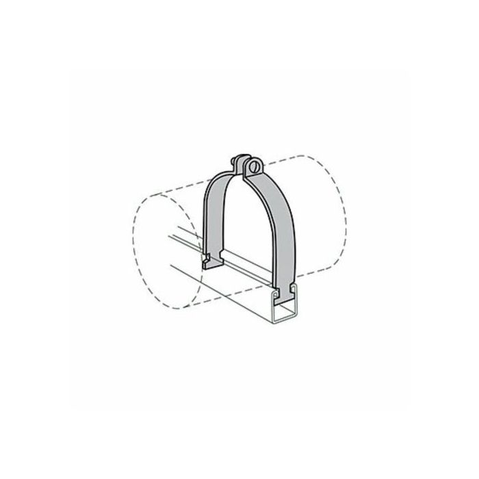 ANVIL Anvil 2400323602 Fig As 1200As O.D Tubing Clamp, 3/8 In Conduit, 1/2 In Od