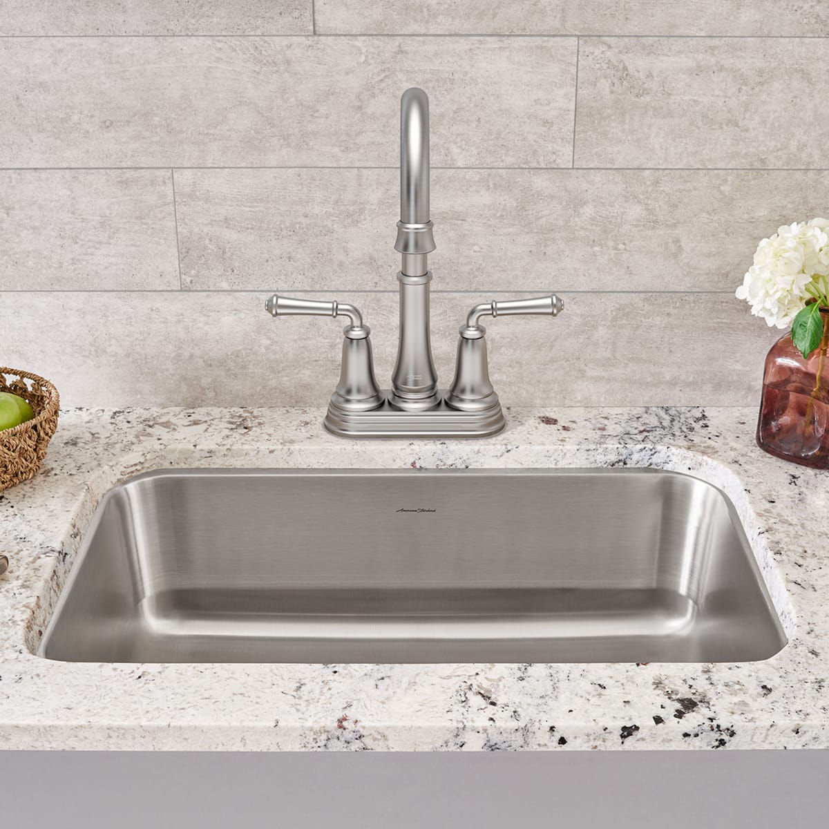 AMERICAN STANDARD American Standard 18SB.9231800S.075 Portsmouth 23 x 18 Undermount Stainless Steel Single Bowl Sink